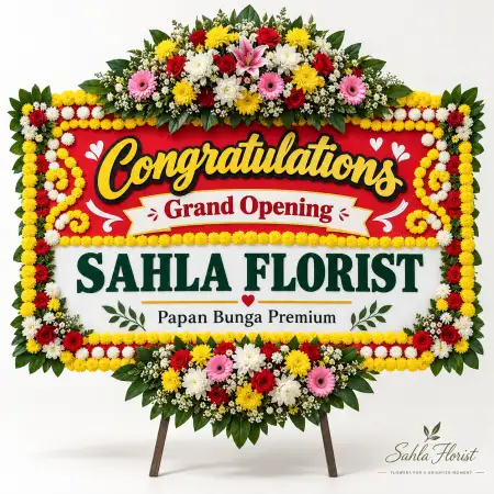 Papan Bunga Ucapan Selamat Klender